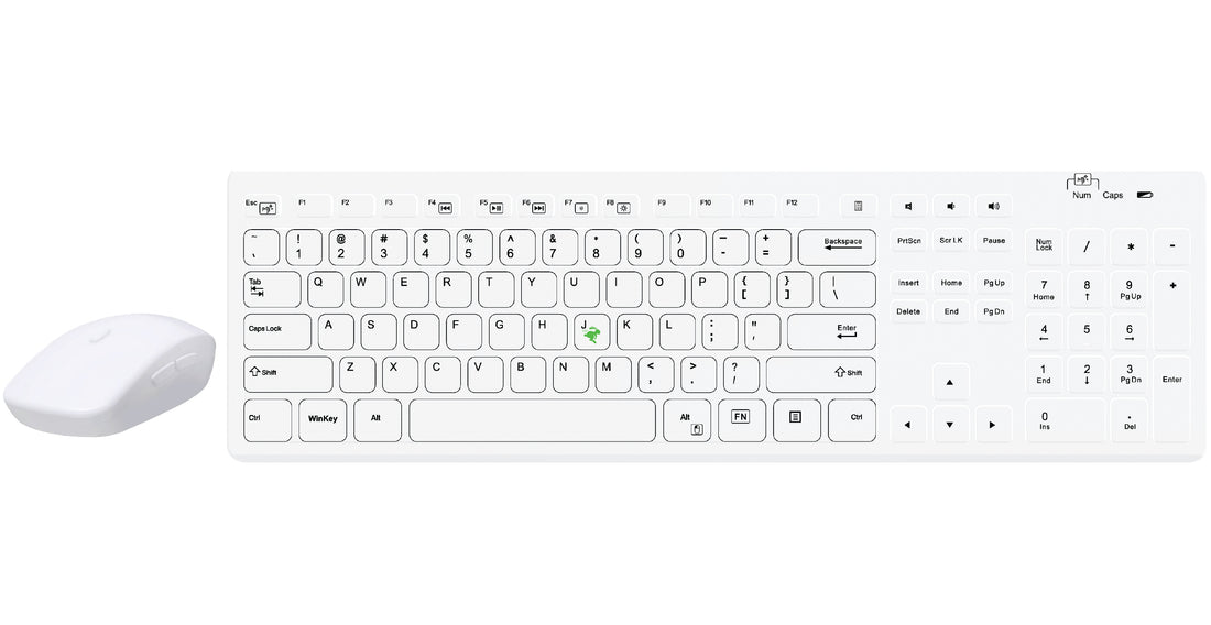 JP Wireless Washable Easy Clean Keyboard &amp; Mouse Set