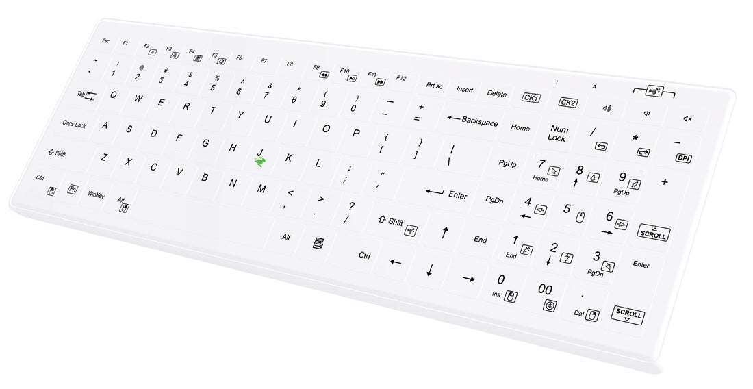 JP CleanPro Waterproof SS Keyboard - TAA Compliant